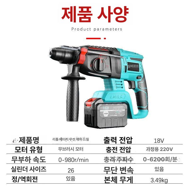 충전식 핸드그라인더 고출력 절단 충전기 충전그라인더 브러시리스 무선그라인더 - 상세 이미지 5