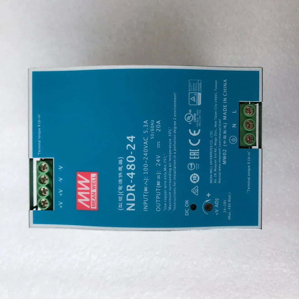 MEAN WELL/NDR- 480-24/48 산업DIN 레일 단일 출력 480W