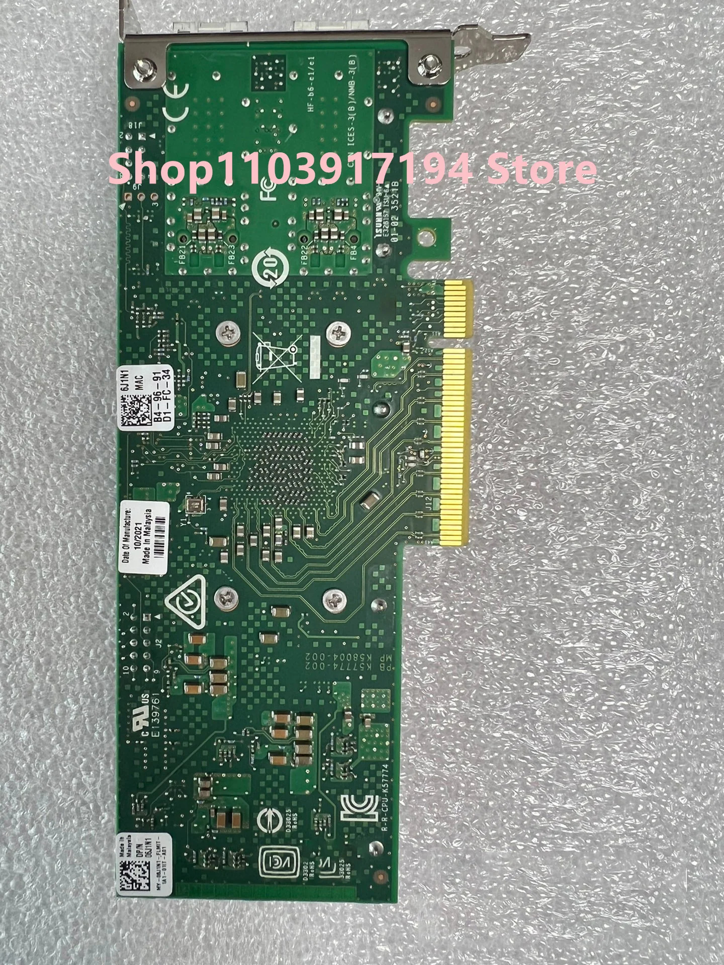 25G기가비트 인터페이스 카드 E810-XXVDA2 2 포트 06J1N1 네트워크 어댑터