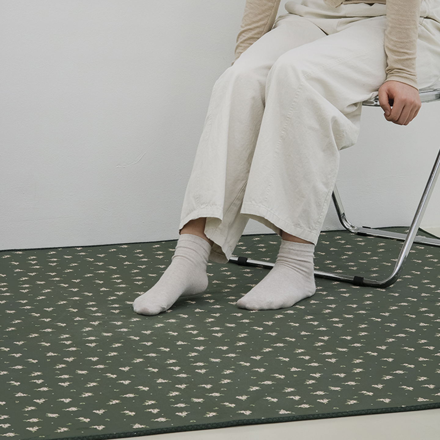 모스아틀리에 소프티 발수 러그 사계절 단모 거실 침실 소프트 카페트 단일 색상, 100x150cm 이미지 8