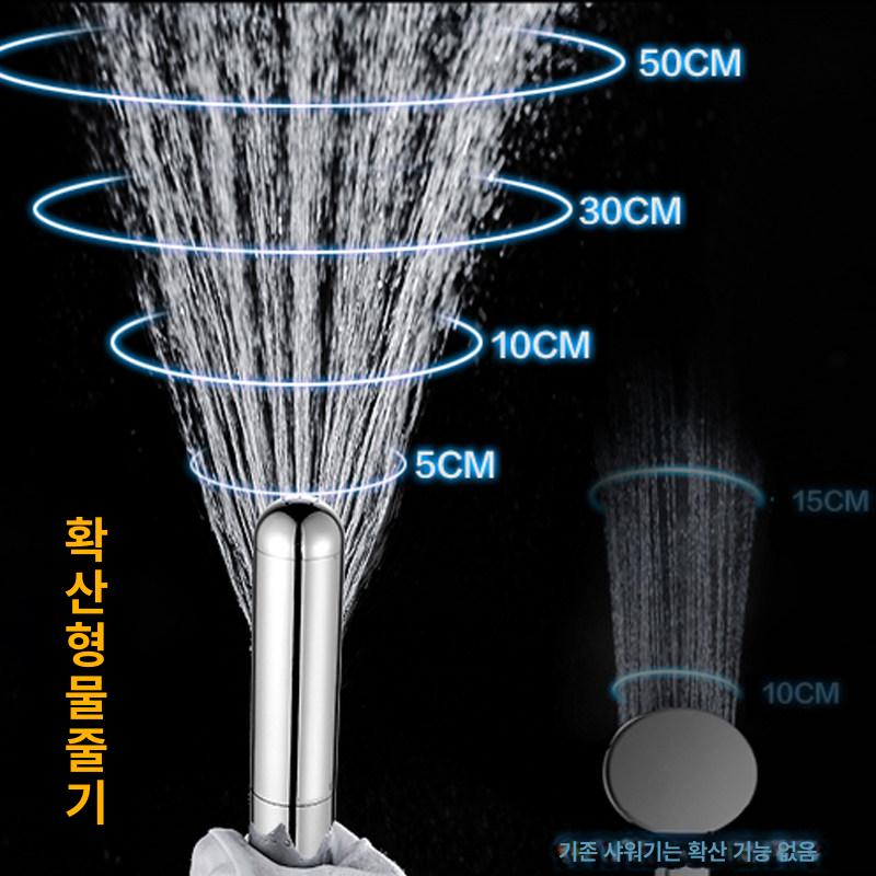 고압 샤워 헤드 휴대용 청소 노즐 스프레이건 세척기 욕실 악세사리 - 상세 이미지 5