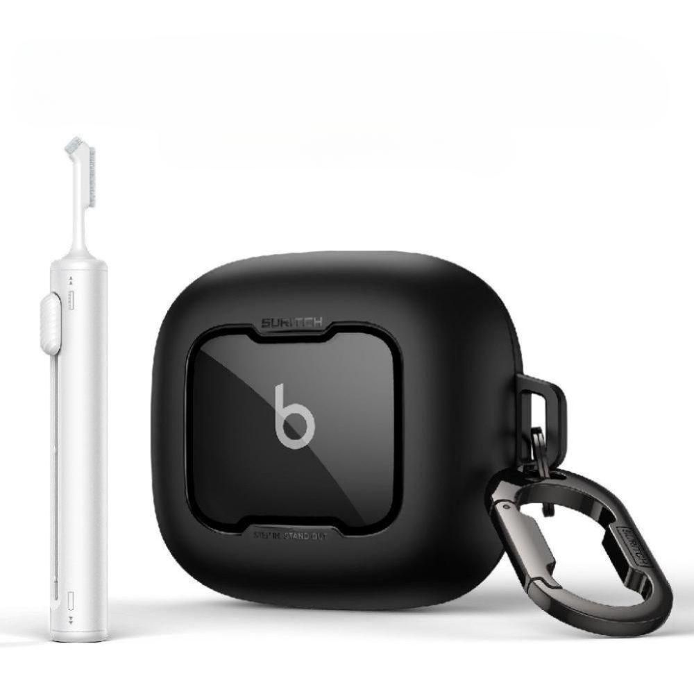 Beats Powerbeats Pro2 케이스 후크 청소용 펜 자석 잠금 TPU 반투명 커버 - 상품 이미지