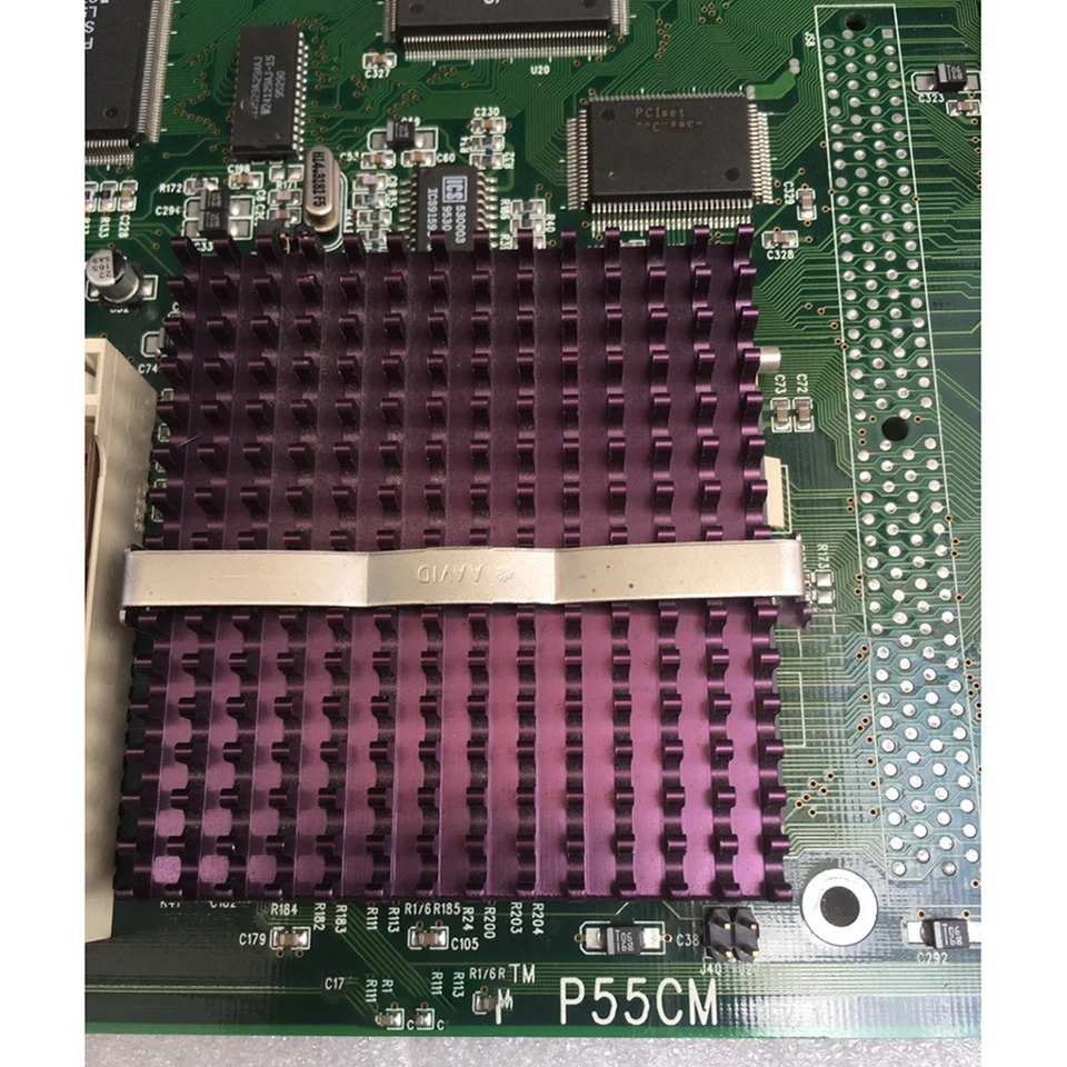 오리지널 마이크로 산업제어 마더보드CPU 메모리 전송 P55CM