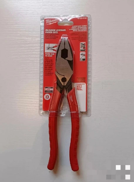 핸드 전기 수리 도구 콤보 Kit9-inch 와이어 펜치 호랑이 48-22-6100 플라스틱 포장