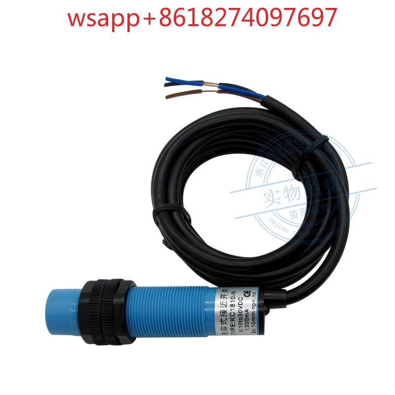 정전용량 스위치 3 선 NPN 정상 개방 KC1810-N 정전 용량 KC1810-N2