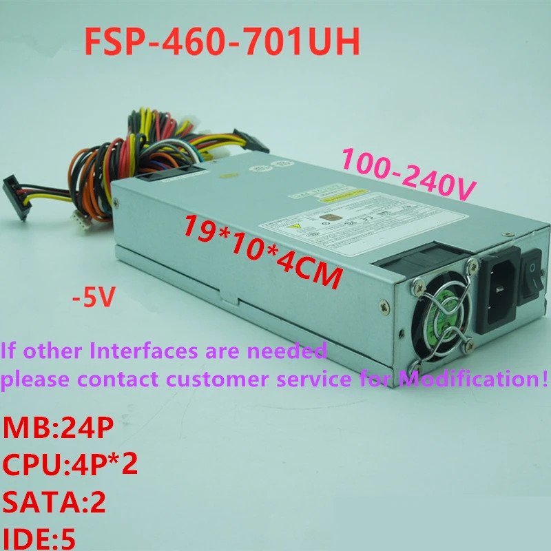 전원공급장치 FSP460-701UH FSP-5 V 1U PSU 460W 신