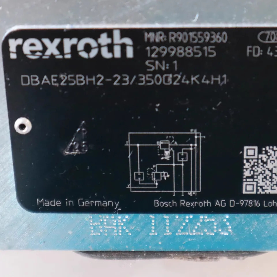 독일 Rexroth REXROTH 릴리프 밸브 R901559360 DBAE25BH2-2X 350G24K4H1