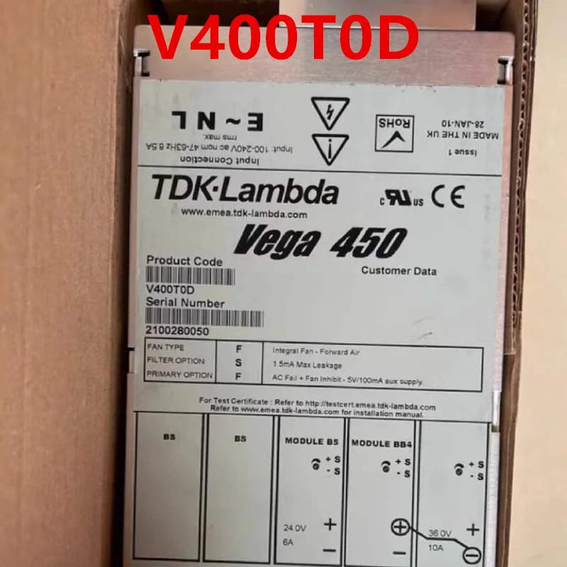 신형 전원공급장치 TDK-LAMBDA 베가 라이트 550 550W V500K6R