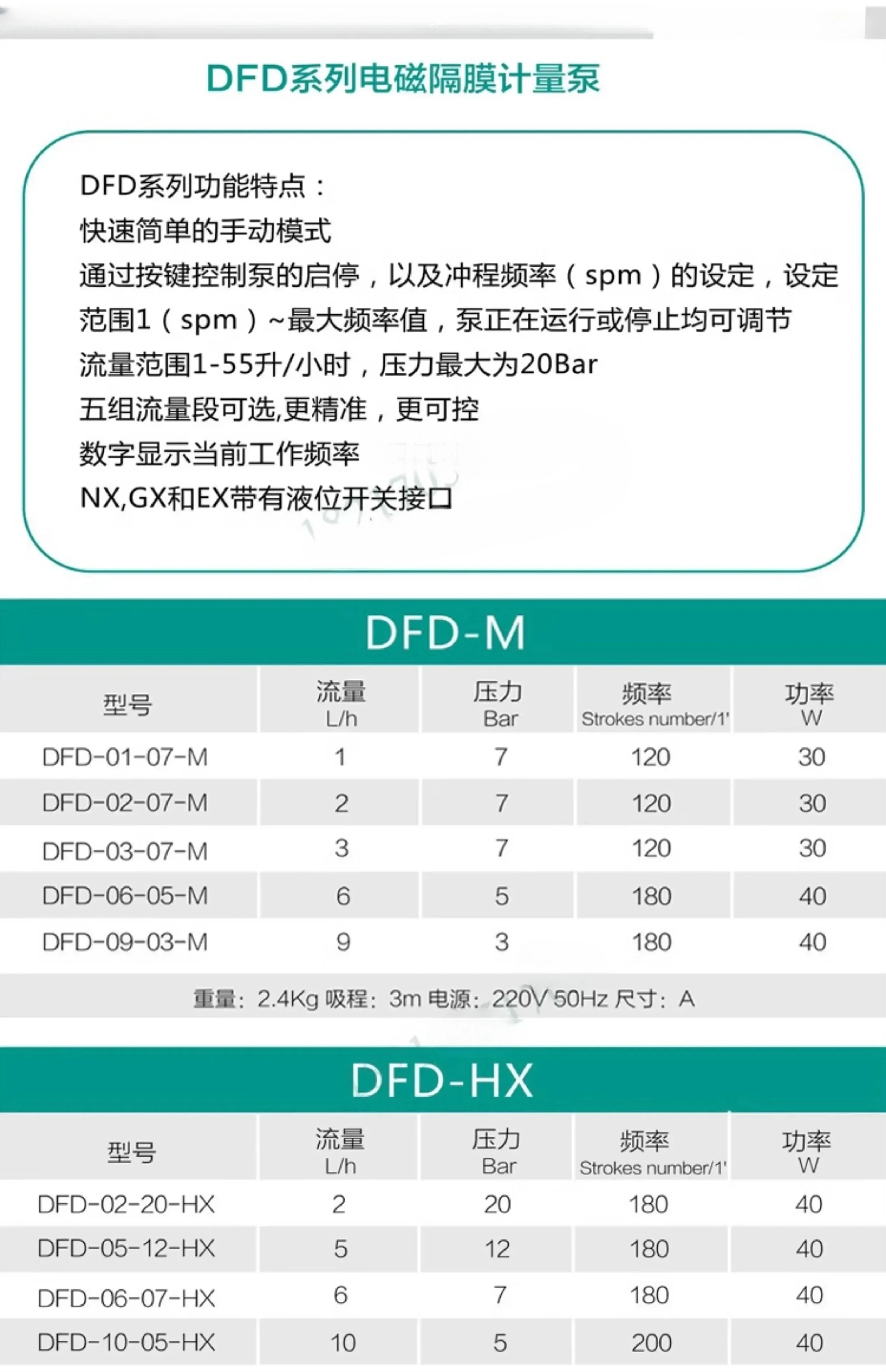 유량 펌프 내식성 산-염기 정량 전자기 다이어프램