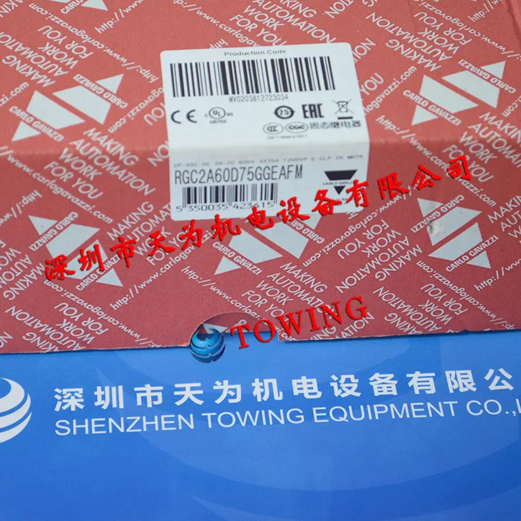 Carlo Gazzi 솔리드 스테이트 릴레이 RGC2A60D75GGEAFM 오리지널