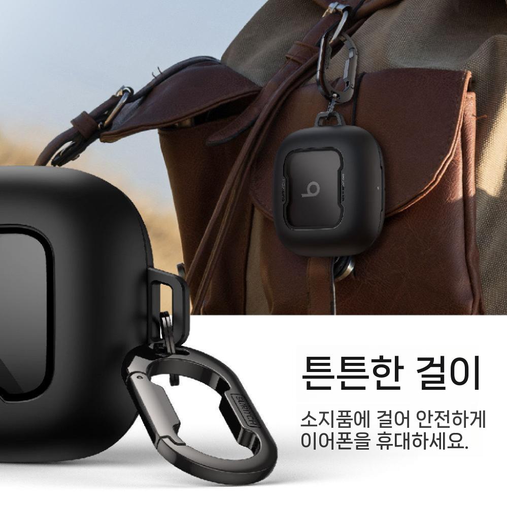 Beats Powerbeats Pro2 케이스 후크 청소용 펜 자석 잠금 TPU 반투명 커버 - 상세 이미지 5