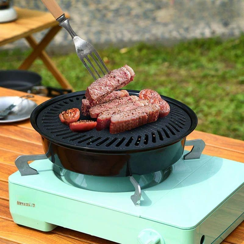 캠핌용 화로대 휴대용 바베큐 일본식 개인화로 그릴 가정용화로 직화 석쇠 - 상세 이미지 3