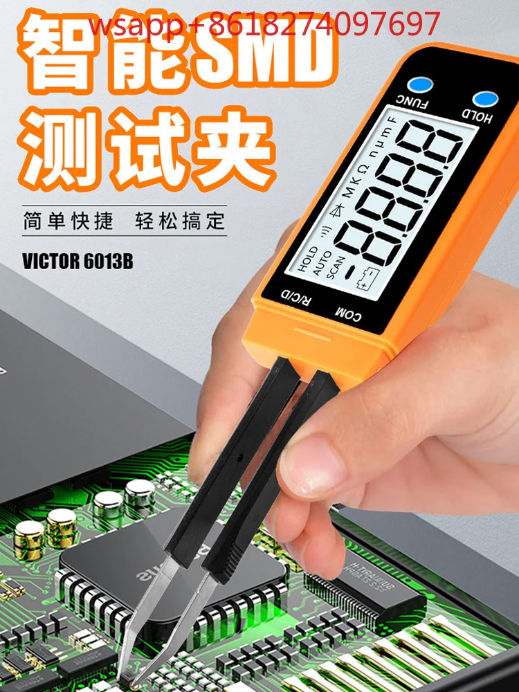 SMD 칩 캐패시터 리퍼 클립 고정밀 미니 LCR 테스터 VC6013B