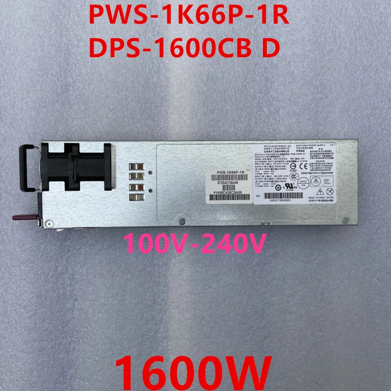 슈퍼마이크로 CRPSPSU 1600W 전원공급장치 PWS-1K66P-1R DPS-1600CB D 신