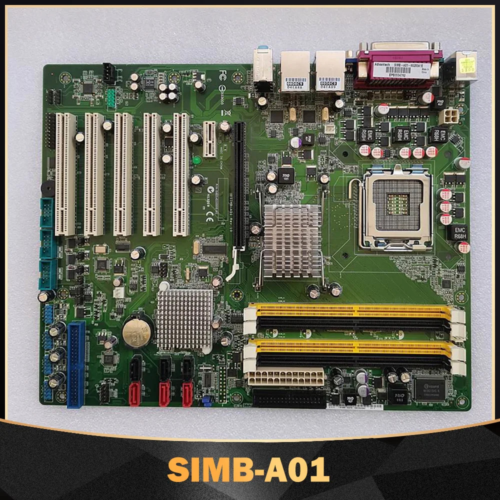 어드밴텍 산업제어 마더보드 듀얼 네트워크 포트 산업보드 775 핀 SIMB-A01 SIMB-A01-6G200A1E