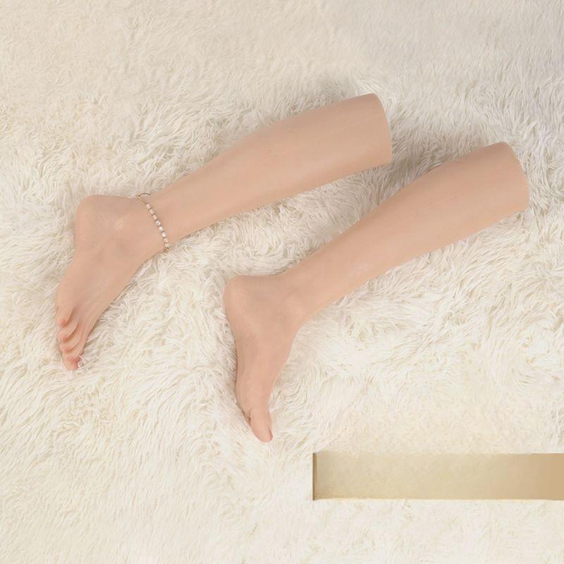 실리콘 발마네킹 여자 촬영소품 발모형 네일아트 전시용 풋 가짜발 뷰티 여성용 - 상세 이미지 2