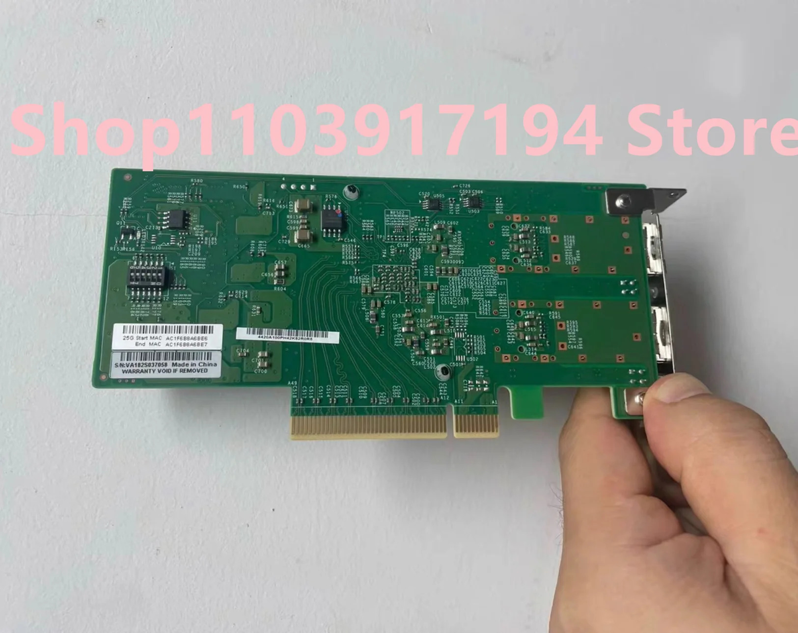 슈퍼마이크로 AOC-S25G-M2S 듀얼 포트 25G SFP 멜라녹스 cx-4기가비트 네트워크 카드 X710DA2
