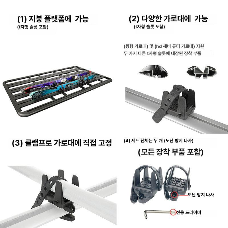 루프스포일러 윈드가드 차량 공기저항 감소 자동차 튜닝용품 악세사리 - 상세 이미지 5