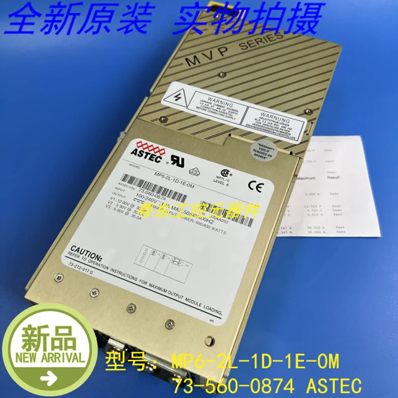 ASTEC 600W MP6-2L-1D-1E-0M MP6-2L-1D-1E-OM 760-0874 새 전원공급장치