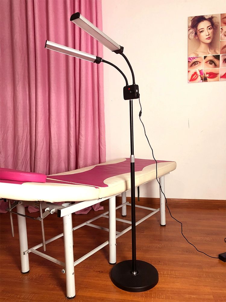 고정대 램프 암 스탠드 거치대 더블 이중팔등 전문가용 미용조명 미용샵 양팔 - 상세 이미지 3