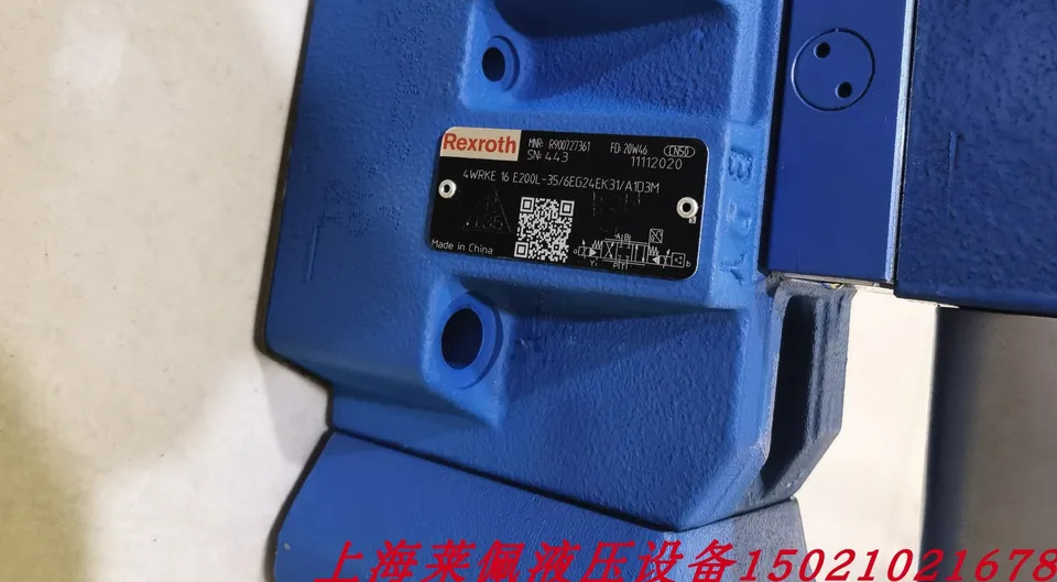 Rexroth 서보 밸브 4WRKE16E200L-35 6EG24EK31 A1D R900727361