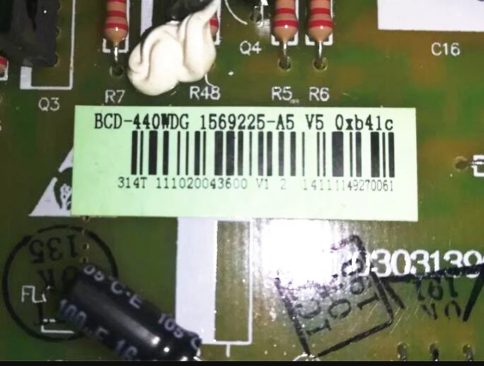Hisense 컴퓨터 기판 회로 BCD-440WDGVBP B0303190 BCD-440WDG 1569225