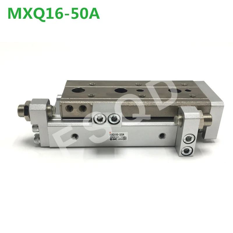 MXQ16-50A75A100A125A MXQ16L -100A FSQD SMC 에어 슬라이드 테이블 실린더 공압 부품 MXQ 시리즈