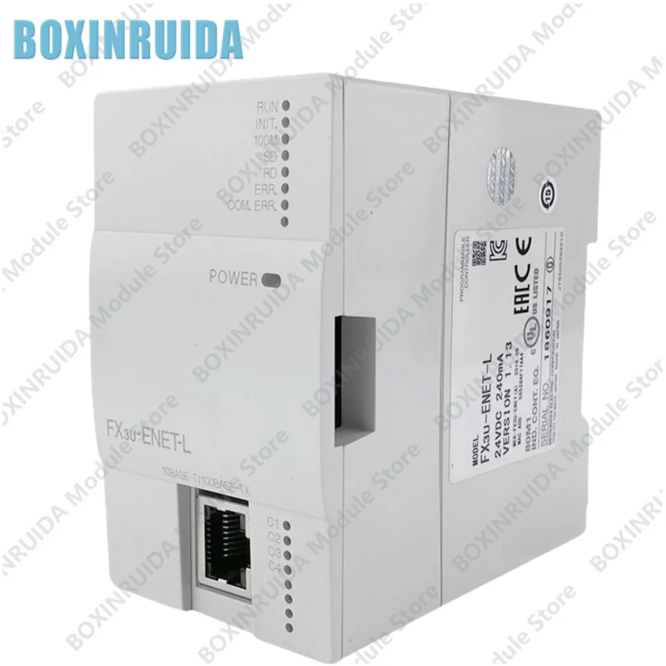 오리지널 PLC 모듈 FX3U-4AD-PTW-ADP FX3U-4AD-PNK-ADP FX3U-CF-ADP FX3U-ENET-L FX3U-3A-ADP FX3UC-32MT-LT FX3