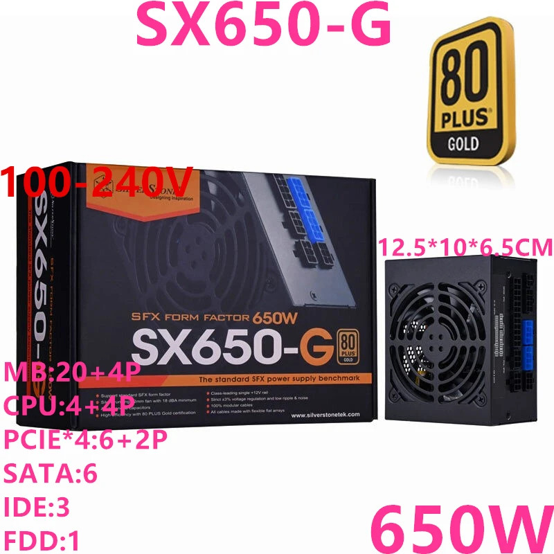 SilverStone SX650-G SX700-G SFX오리지널 PSU 전원공급장치 SST-SX650-G SST-SX700-G SST-SX450-G 650W 700W 450W