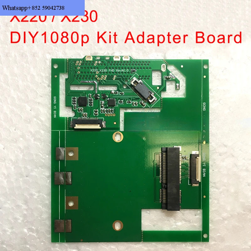 FHD 1080p 키트 어댑터 보드 X220 X230 DIY 업그레이드 수정된 점수 화면