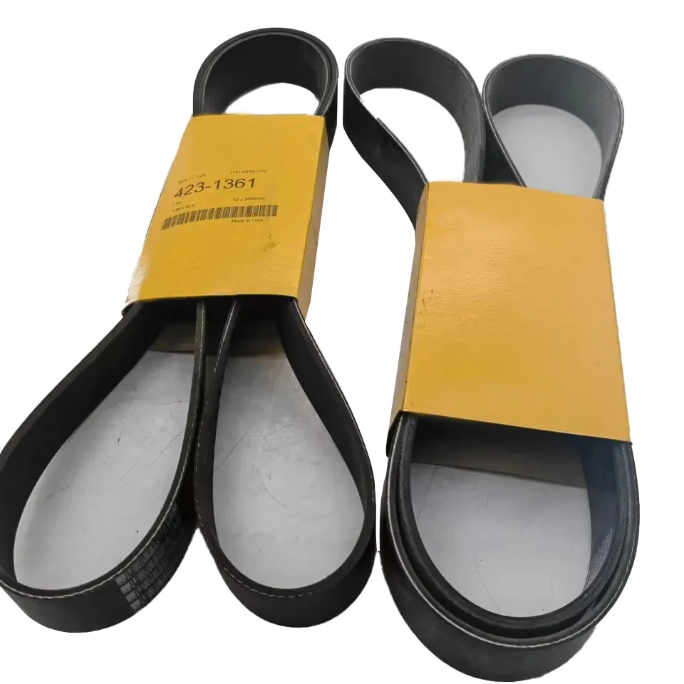 캐터필러 엔진 냉각팬 벨트 퍼킨스 C9 423-1361 12PK2100 굴삭기 부품 E336D2 330D2
