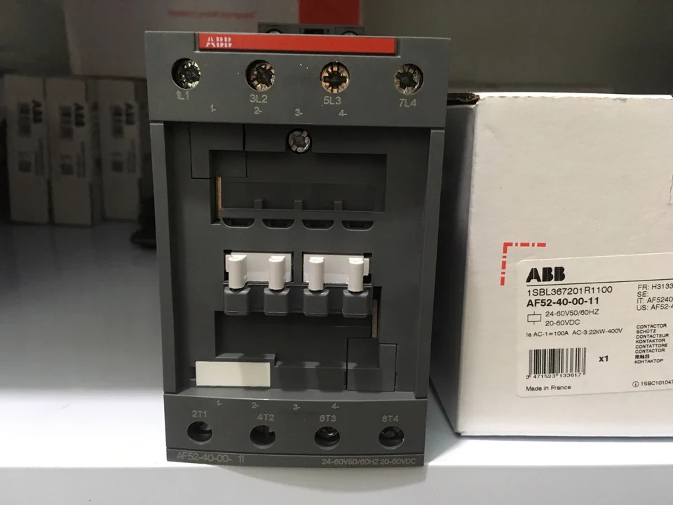 오리지널 ABB 접촉기 AF52-40-00-11 AE50-40 교체 코일 24-60V 신