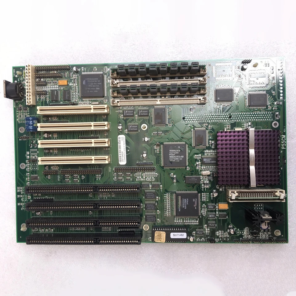 오리지널 마이크로 산업제어 마더보드CPU 메모리 전송 P55CM