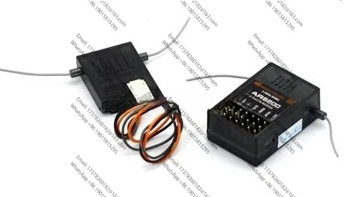 3pcs Spektrum AR6200 2.4GHz 6CH 수신기 지원 DSM2 DSMX JR DX7s DX8 DX9 Dx18 확장 위성 포함
