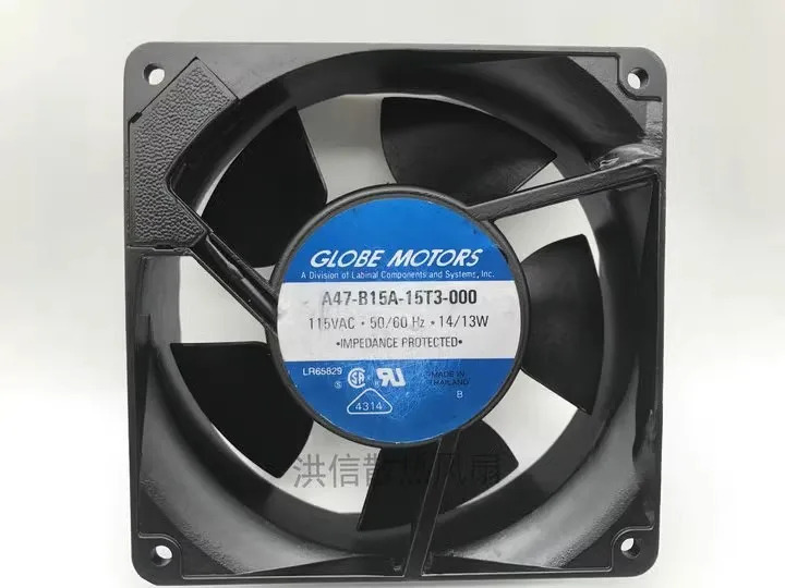 오리지널 A47-B15A-15T3-000 12038 알루미늄프레임 냉각팬 115V 14 W 13W