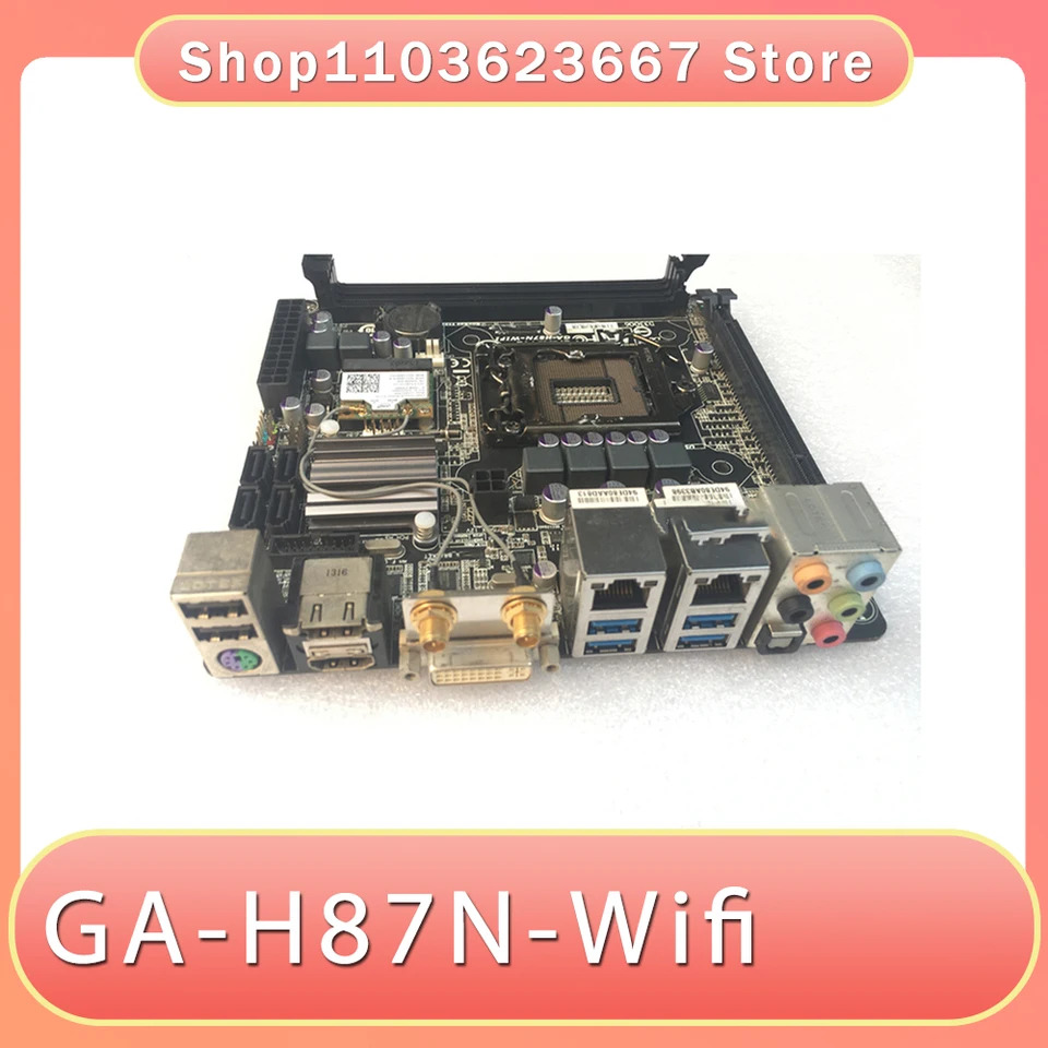 기가 바이트호환 마더보드1150 핀 ITX 미니 보드 17x17 DDR3 GA-H87N-Wifi
