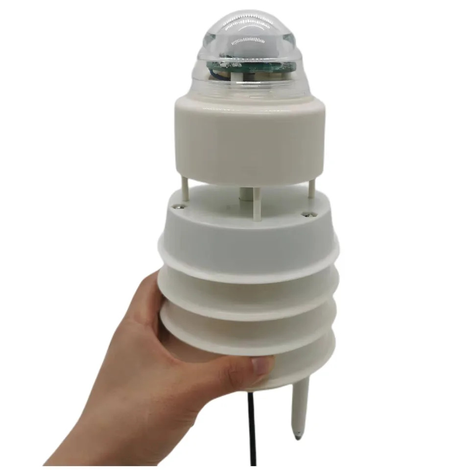 디지털 자동화 미니 초음파 컴팩트 기상 관측소 CE SDI12 무선 WIFI GPRS 4G 로라 로라완