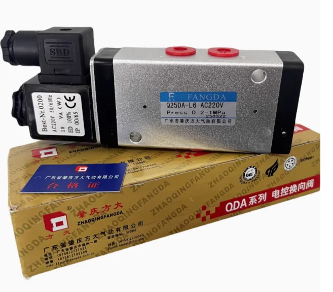 FANGDA 솔레노이드 밸브 Q25DA-L6 DC24V AC220V Q23DA-L6 Q23DA-L12 Q25DA-L12