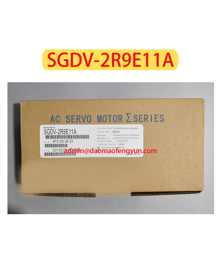 SGDV-2R9E11A 서보 드라이브 SGDV 2R9E11A 신