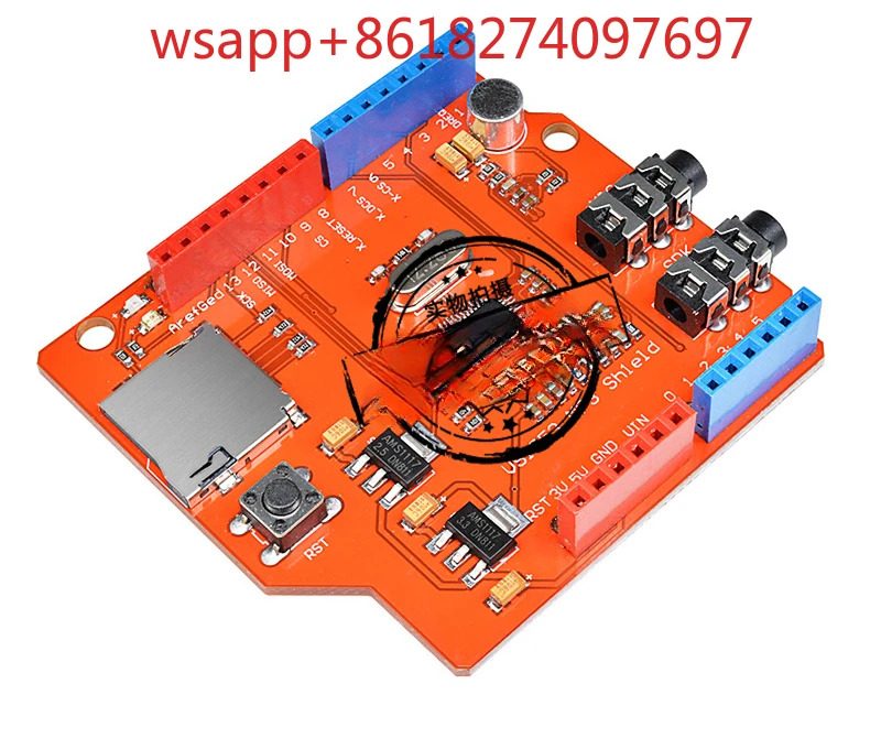 MP3 확장보드 디코딩 보드 모듈 카드 슬롯 슈퍼 VS1003 개발보드 VS1053B