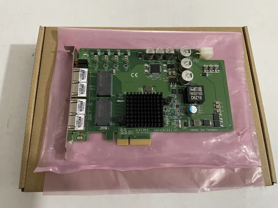 Advantech POE 네트워크 인터페이스 카드 시각적 이미지 캡처 PCIE-1672E PCIE-1674E 4 포트 신