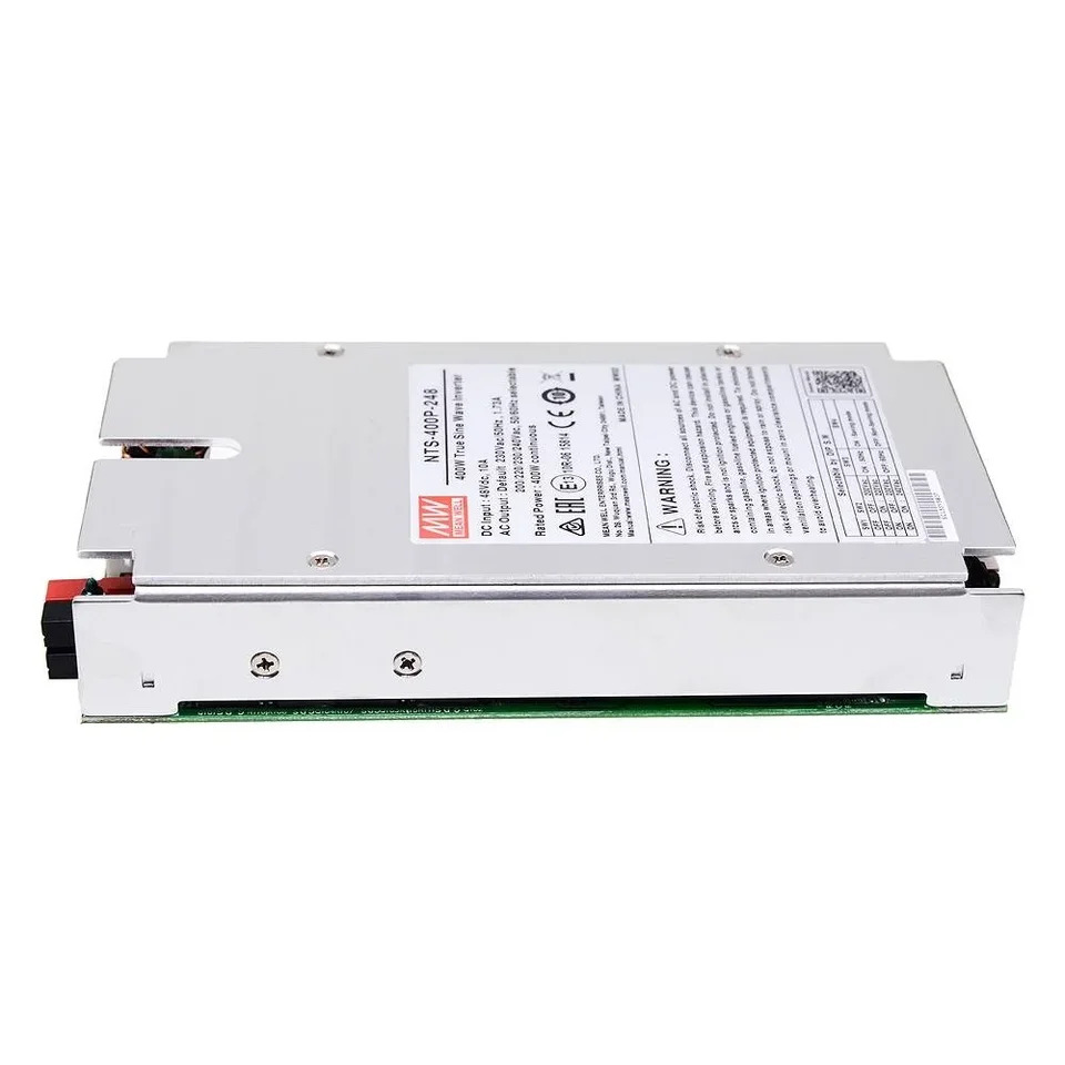 대만 Mingwei NTS-400P-124 하이 트러스트 내장 순수 사인파 DC-AC 인버터 400W
