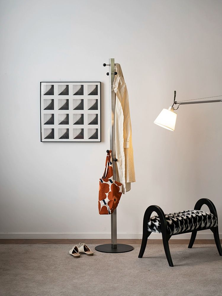 스탠드옷걸이 디자인 침실 바닥형 겉옷걸이 미니 장스탠드 코트걸이 - 상세 이미지 2
