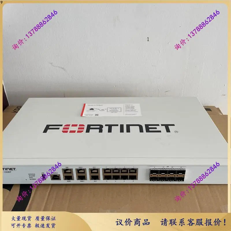 Fortigate FG-100EF 8 포트 SFP 기가비트 엔터프라이즈 방화벽 하드웨어 UTM SSL용