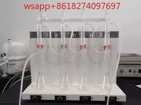 통합 암모니아 질소 증류 디지털 디스플레이 타임 4 배 6 하이드라이드 이산화황 증류기