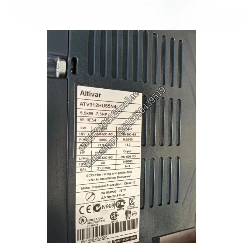 리퍼 ATV312 주파수 변환기 ATV312HU55N4 5.5kw 3상380V 기능 완료