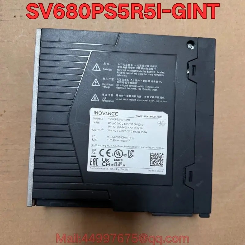리퍼 SV680PS5R5I-GINT 서보 드라이브 기능 리퍼는 정상