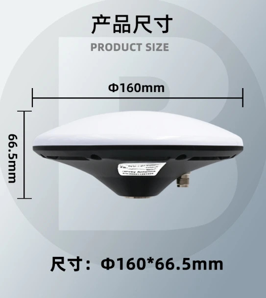 UFO 버섯 머리 GNSS 안테나 4 성급 전체 주파수 Beidou GPS 고정밀 주행 리퍼 섹션 2 BT-300