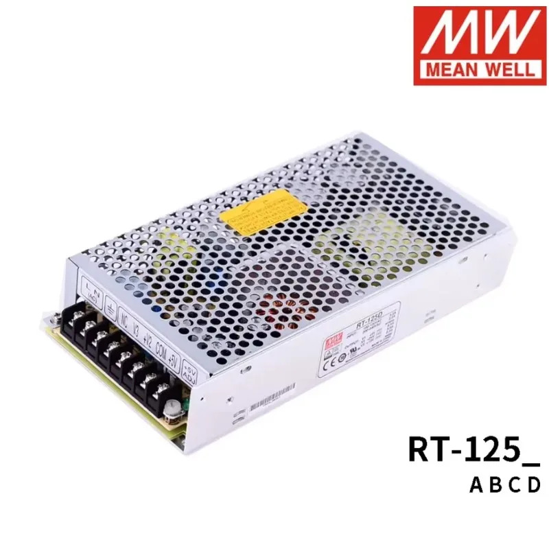 MEAN WELL RT-125 시리즈 삼출력 스위칭 전원공급장치 125W RT-125A RT-125B RT-125C RT-125D