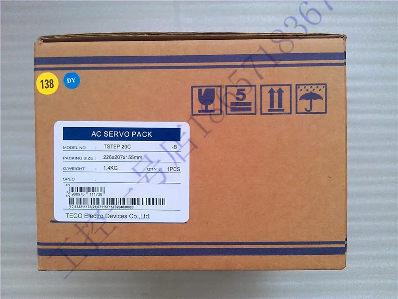 Dongyuan 서보 드라이브 750W TSTE20C TSTEP20C 포장 신